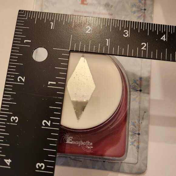 Diamond Quilt Super Jumbo Hole Punch Emagination paper Scrapbook Craft Shapes - Picture 4 of 5